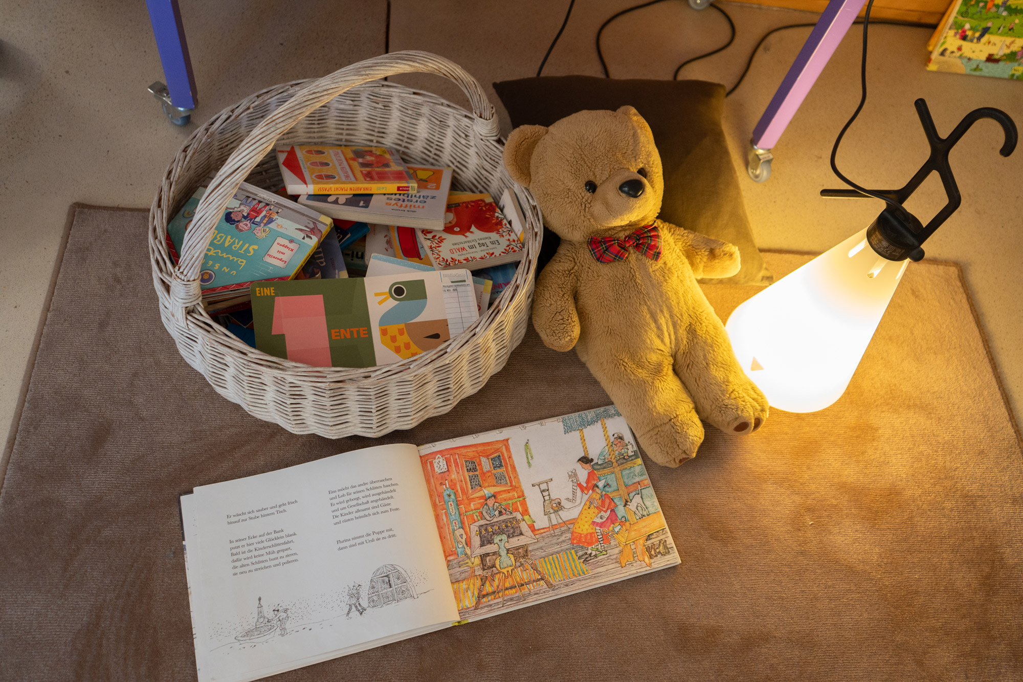Leseecke der KInder im BiblioGais
